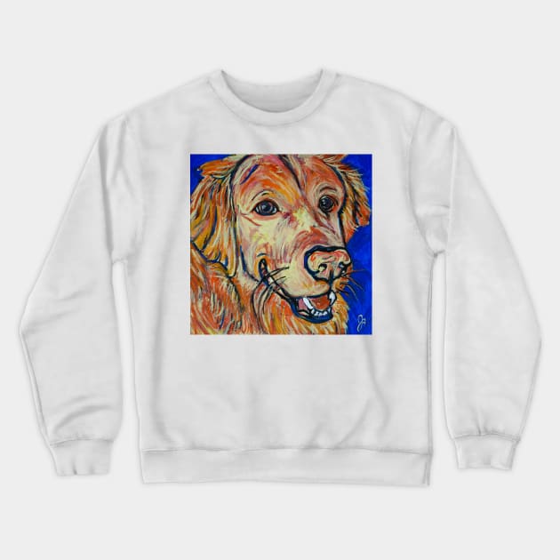 Golden Retriever Crewneck Sweatshirt by Jeneralarts